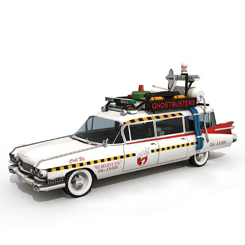Art Craft Cardboard - Ghostbusters 3D Papel Modelo Papercraft, Carro
