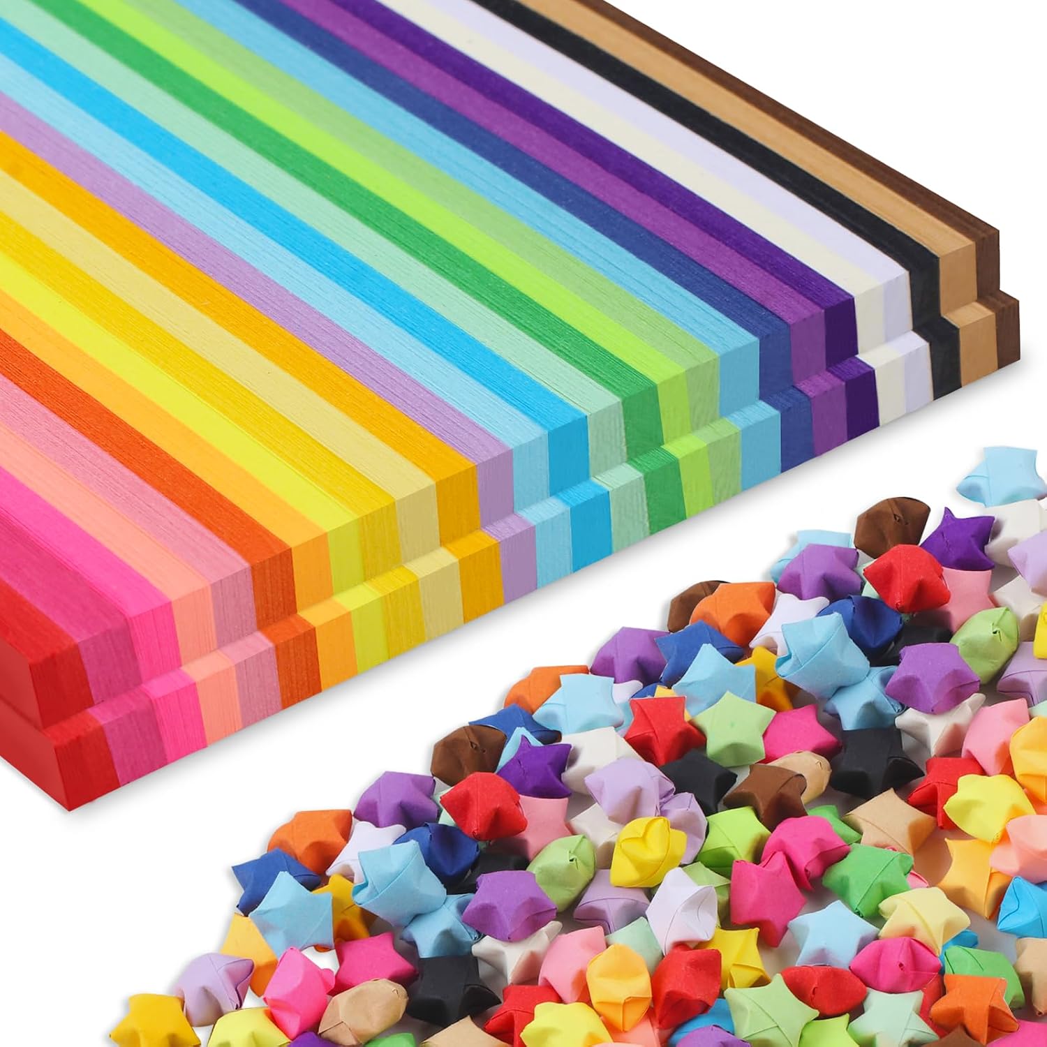 Art Craft With Paper - 1080/2160 Folhas de Papel para Estrelas