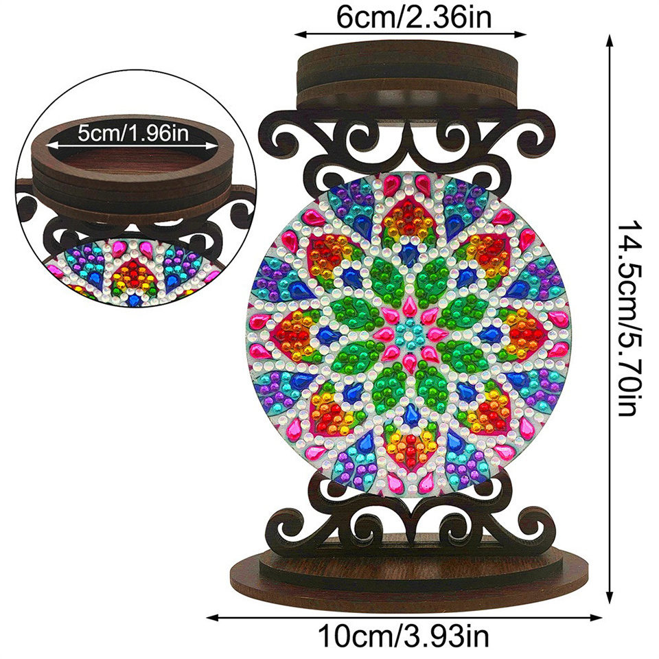 Porta-velas com motivos florai - Art Craft Kit avaliação e preço