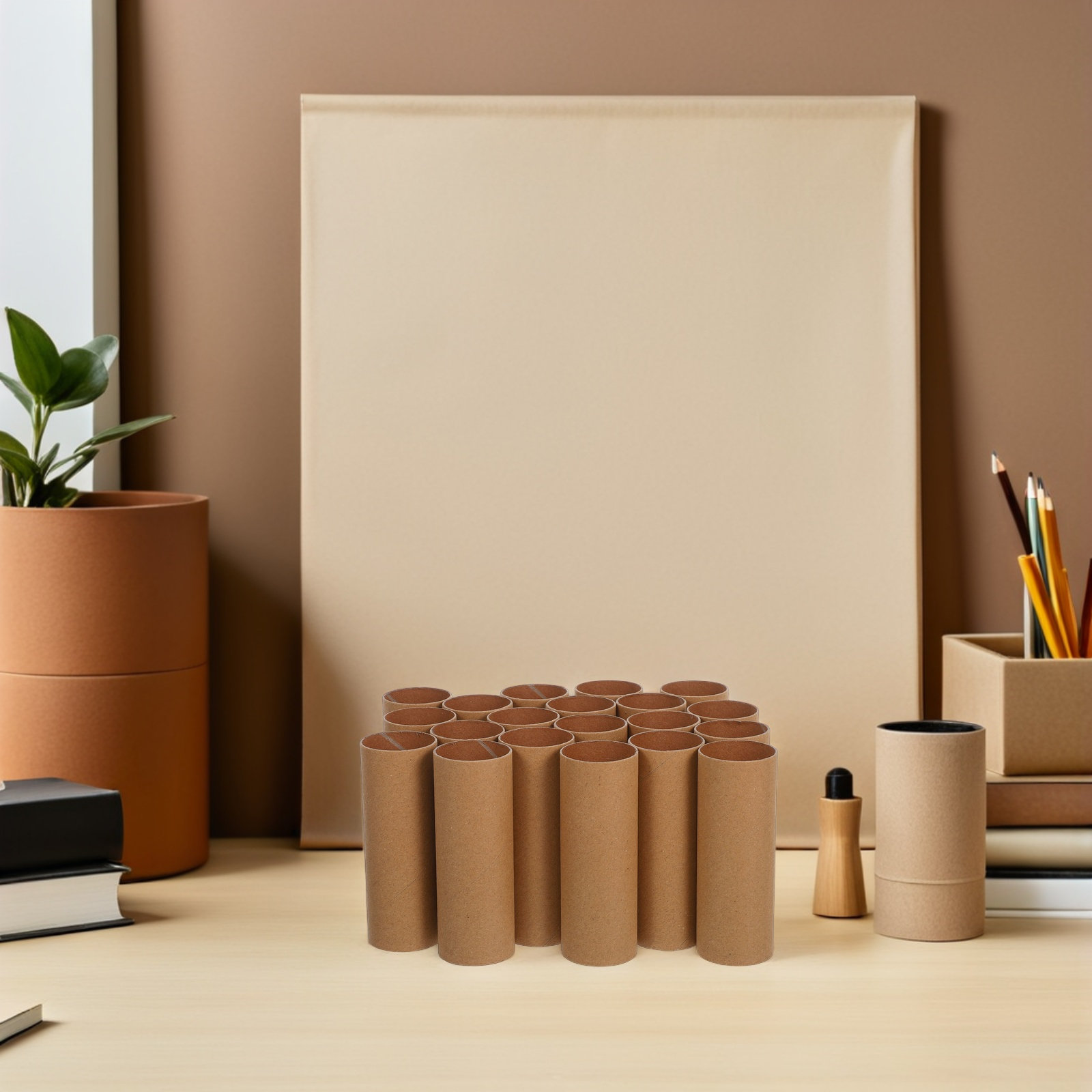 30 unidades de tubos de papelã - Art Craft Cardboard avaliação e preço
