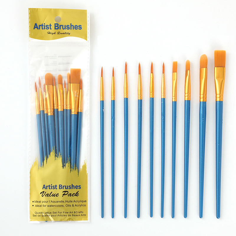 10 pçs conjunto de escova de ó - Gouache Paint Set avaliação e preço