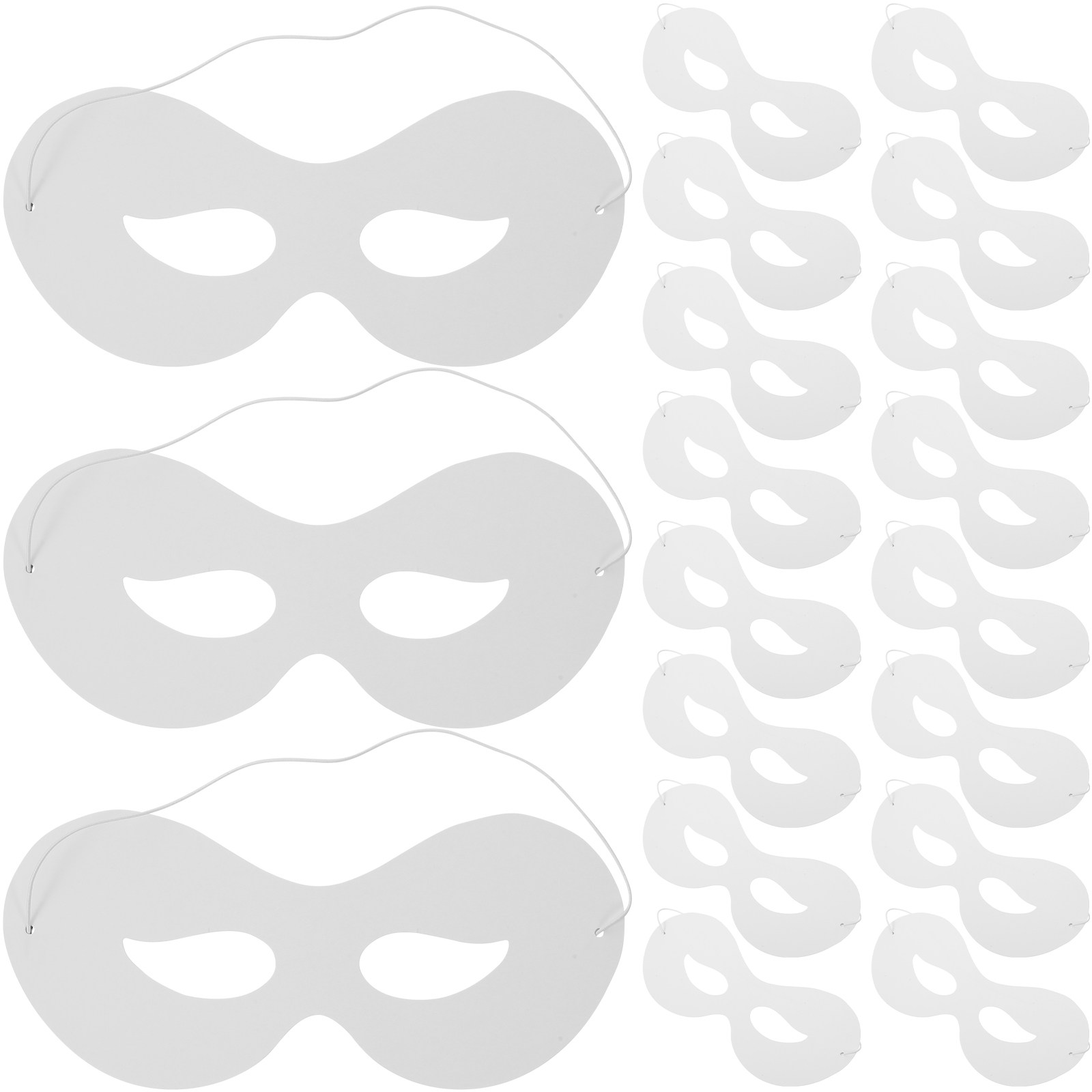 40 unidades de máscaras de pap - Art Craft With Paper avaliação e preço