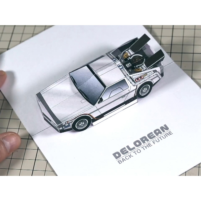 De volta para o futuro cartão  - Art Craft Cardboard avaliação e preço