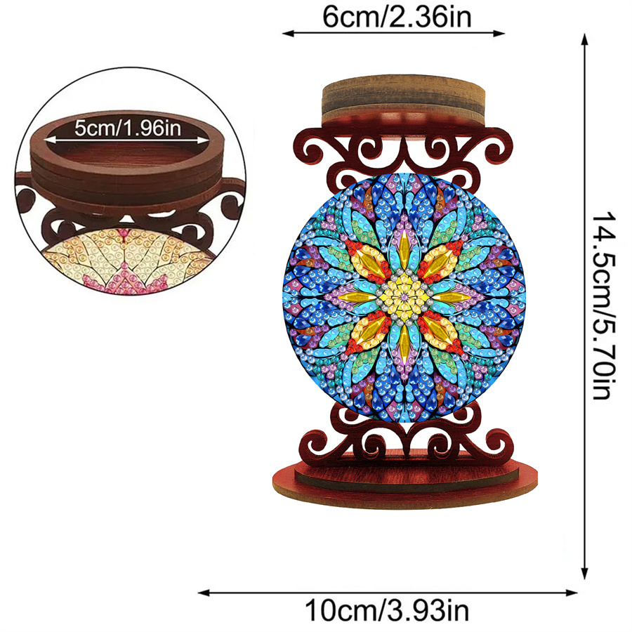 Porta-velas com motivos florai - Art Craft Kit avaliação e preço