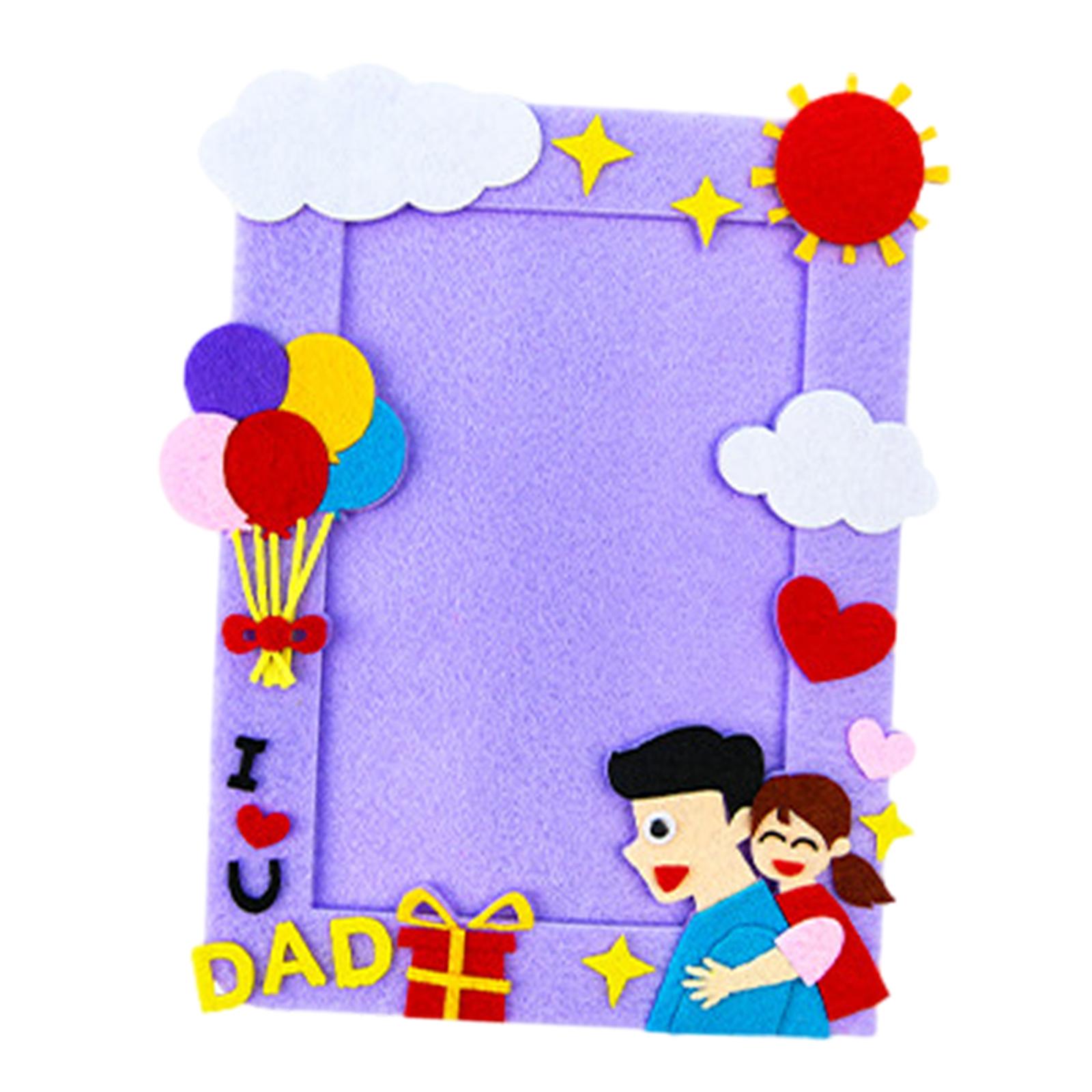 Moldura de fotos DIY, presente - Art And Craft For Father'S Day avaliação e preço